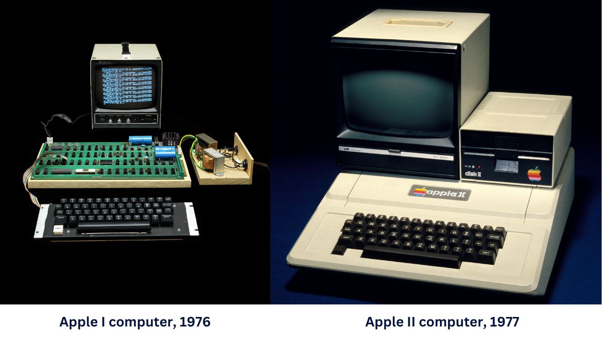 Evolution of Apple, Apple 1 and 2