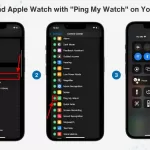 Find Apple Watch with "Ping My Watch" on Your iPhone