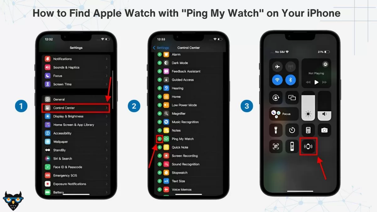 Find Apple Watch with "Ping My Watch" on Your iPhone